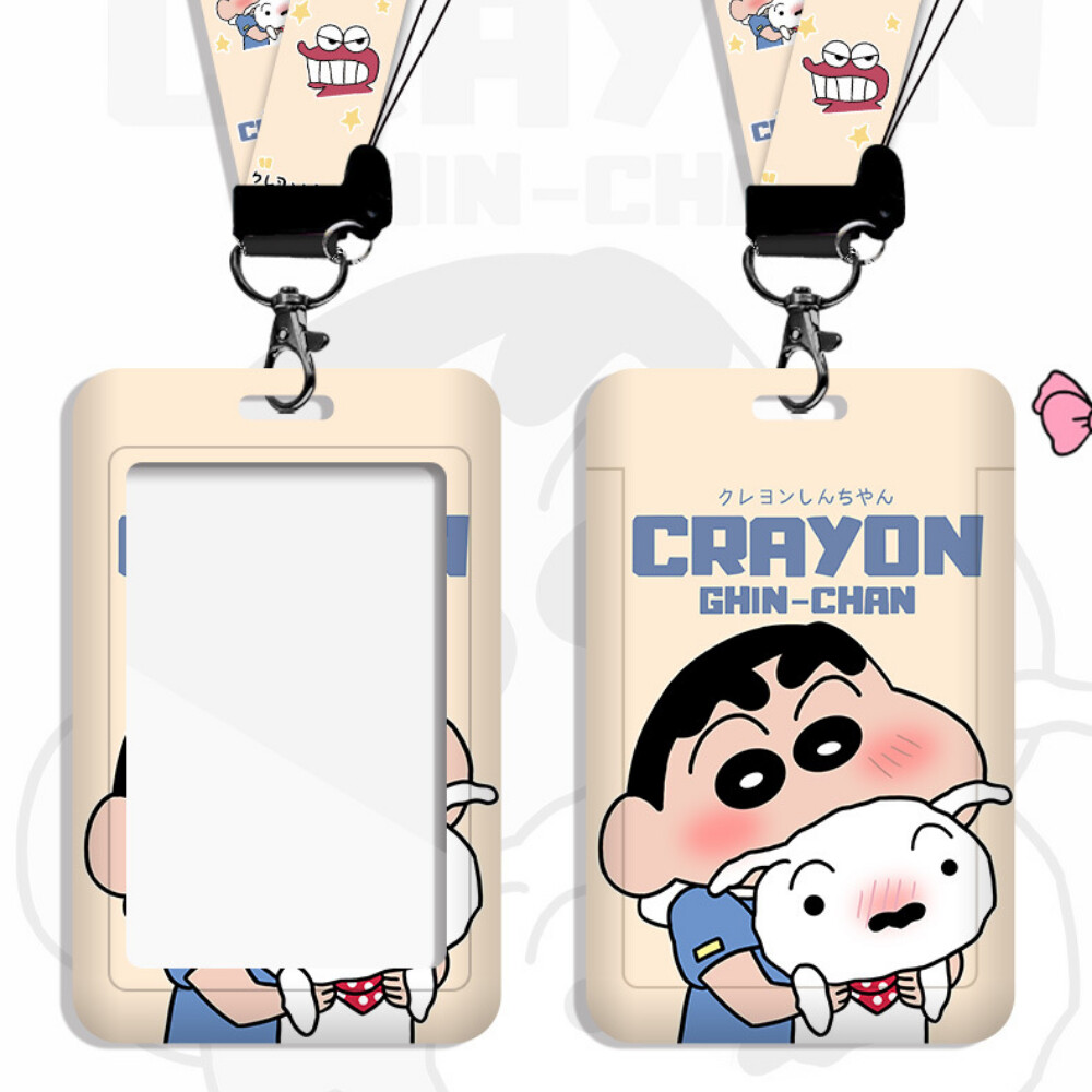 Lanyard Badge Holder - Figur Anime Seri Crayon Shin-chan, Tempat