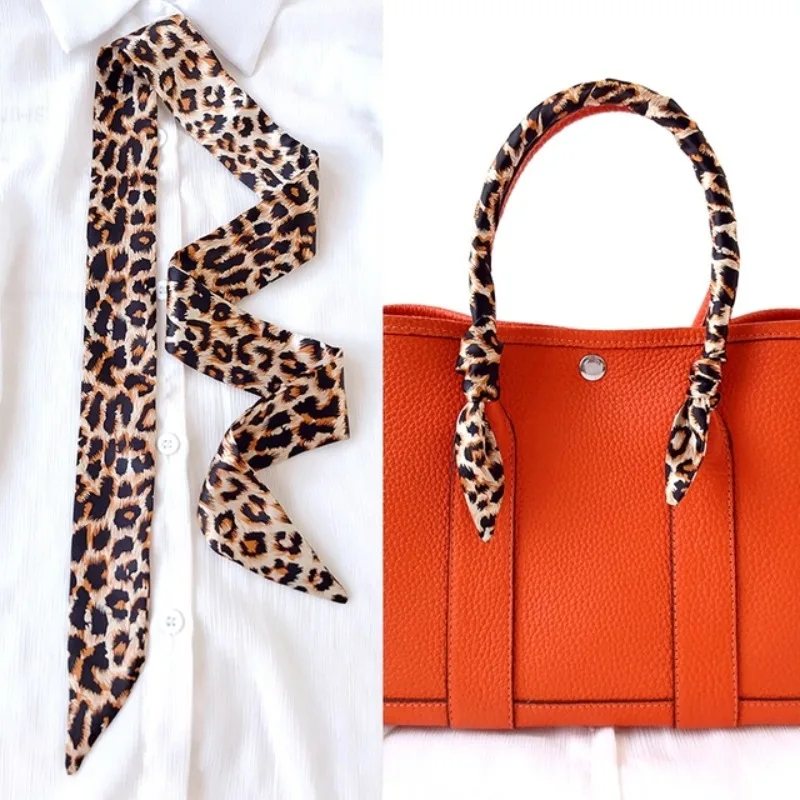 Silk Neck Scarf - Pita Rambut Panjang Tipis untuk Wanita,