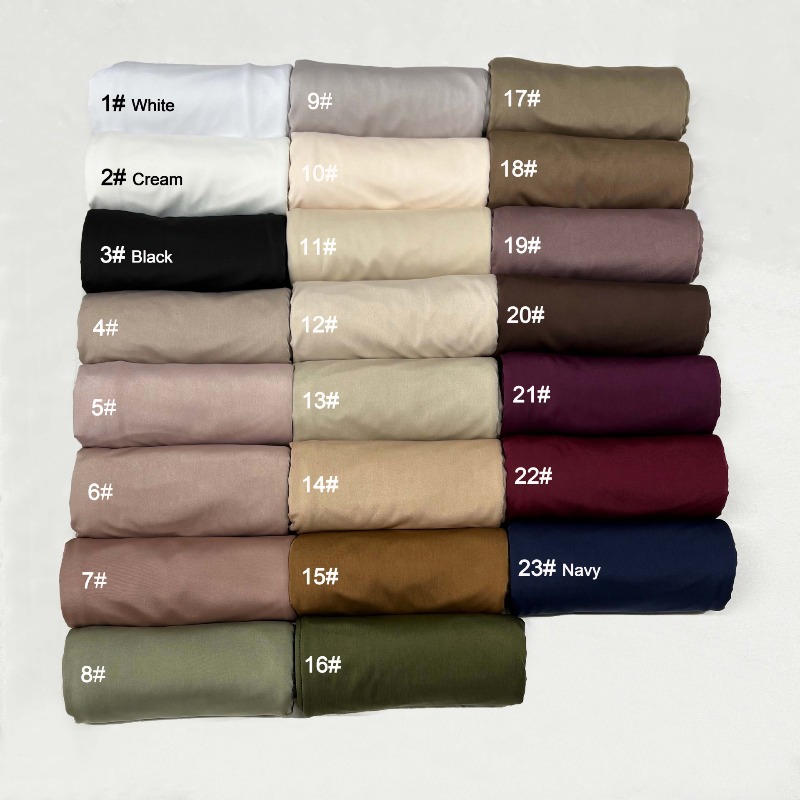 Bandana Cotton - Jilbab Cair Premium E2, Kerudung Malaysia,