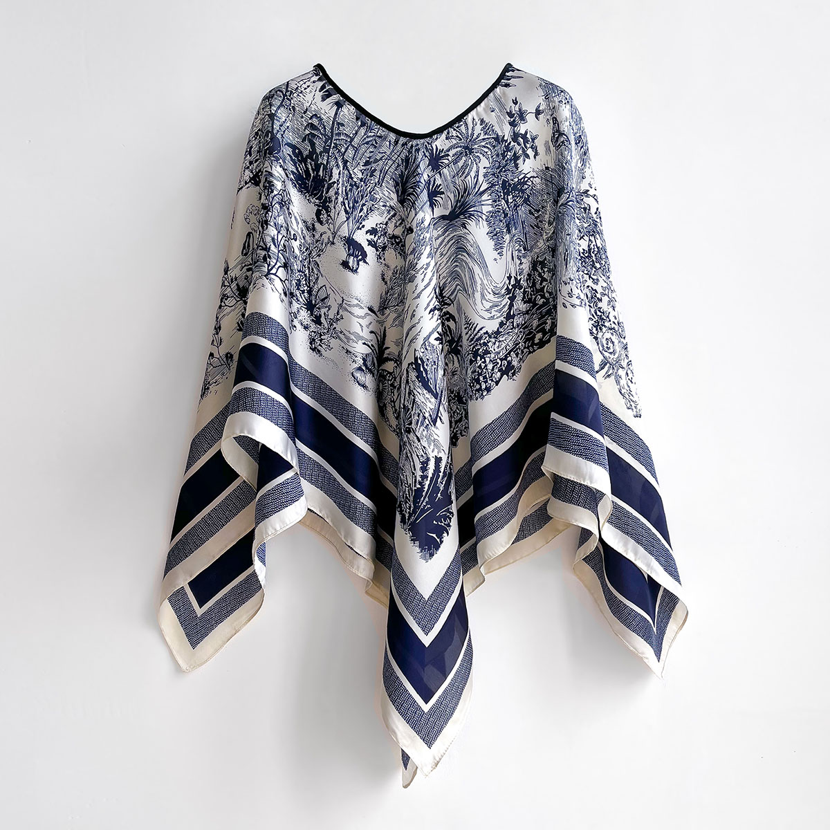 Syal sutra 2023 110x110cm Pull - Scarf Silk Square ulasan dan harga