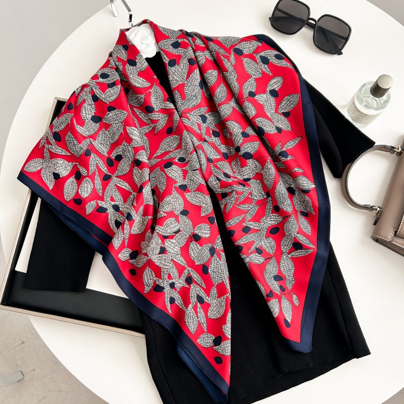 Syal Persegi 90cm Berkualitas  - Scarf Silk Square ulasan dan harga