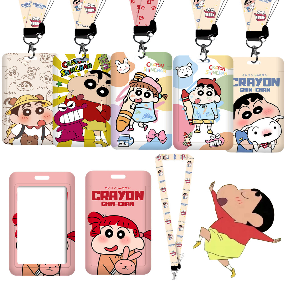 Figur Anime Seri Crayon Shin-c - Lanyard Badge Holder ulasan dan harga
