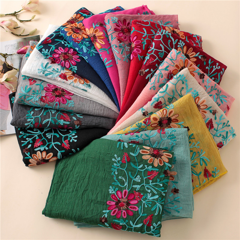 Selendang Syal Viscose Bordir  - Bandana Cotton ulasan dan harga