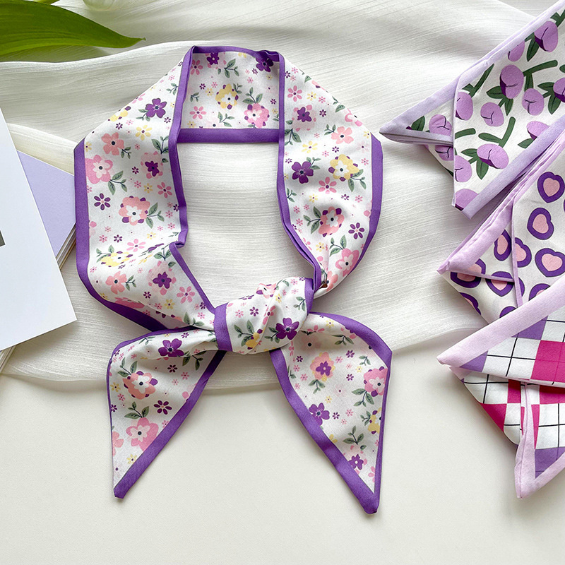 Syal Sutra Wanita Pendek Sempi - Head Wrap Turban ulasan dan harga
