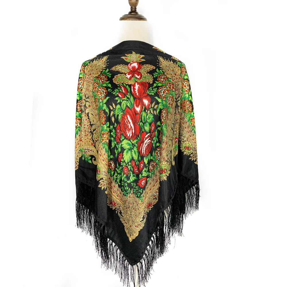 130*130cm gaya etnik Rusia sya - Bandana Cotton ulasan dan harga