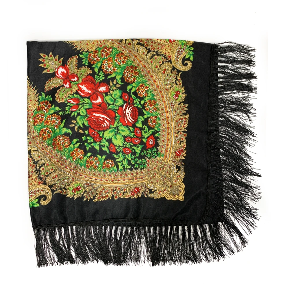 130*130cm gaya etnik Rusia sya - Bandana Cotton ulasan dan harga