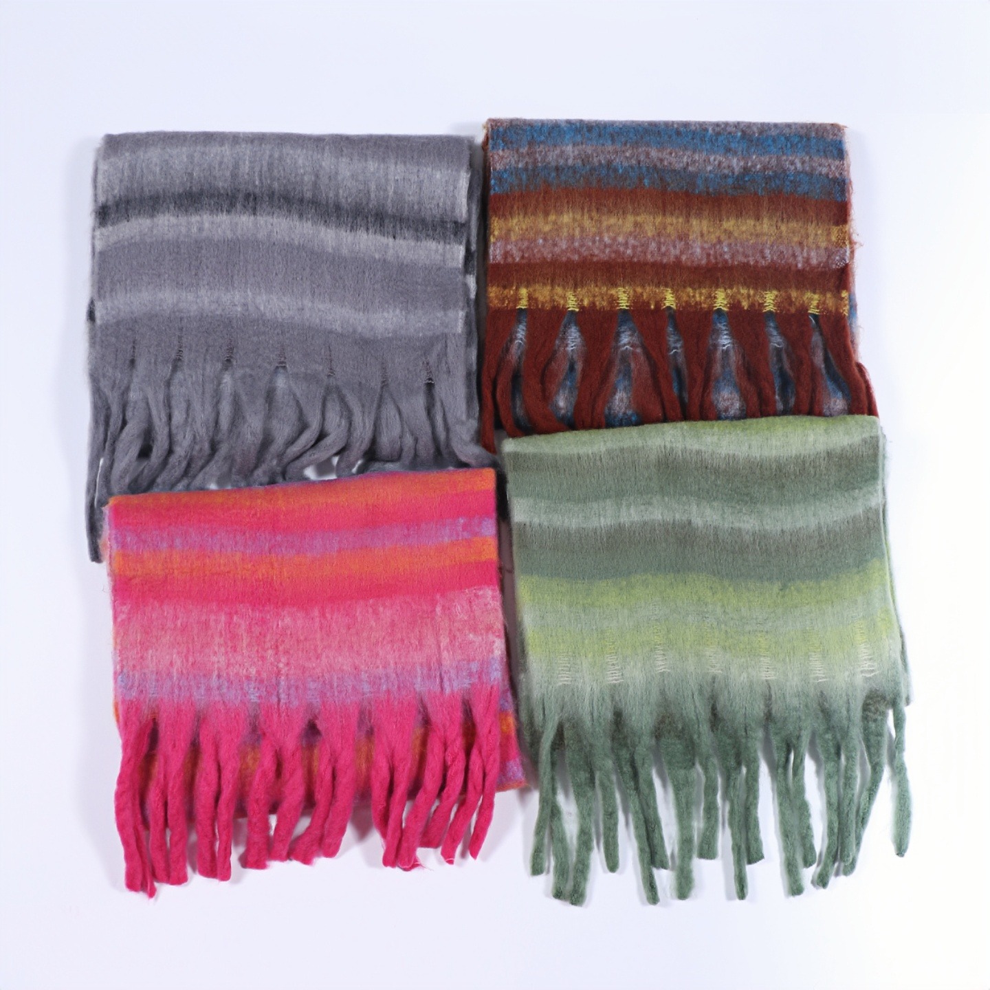 Syal Musim Dingin untuk Wanita - Woven Scarf Blanket ulasan dan harga