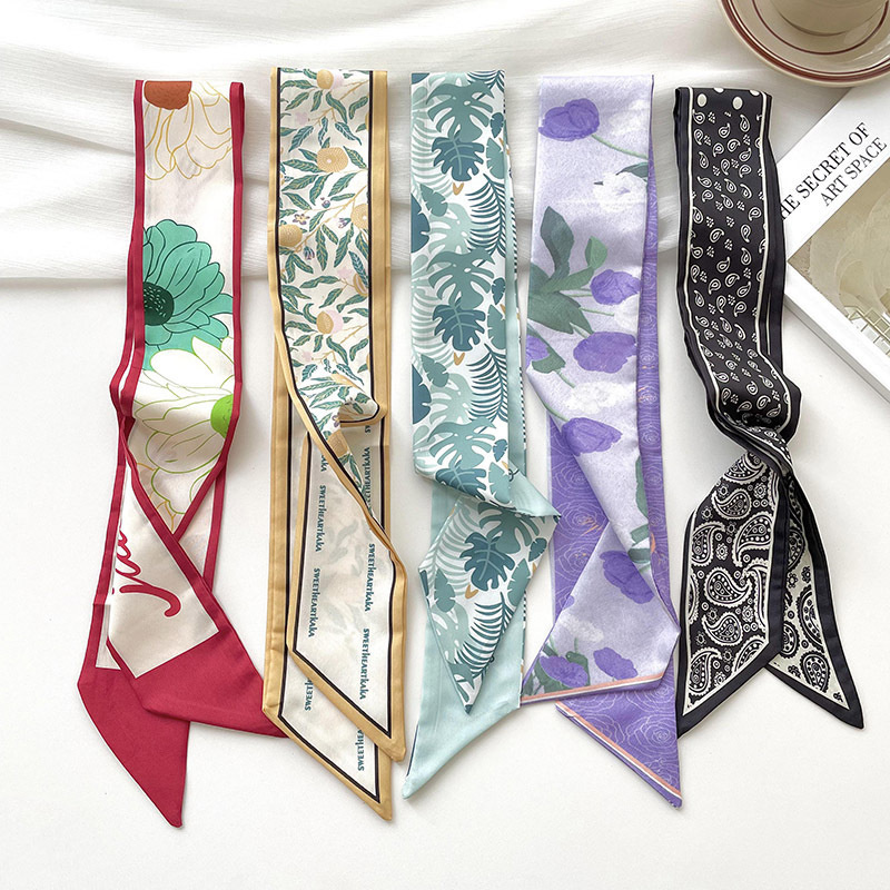 Syal Sutra Kecil Model Merek M - Head Wrap Turban ulasan dan harga